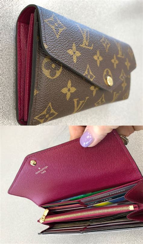 louis vuitton sarah wallet secondhand|louis vuitton wallet monogram.